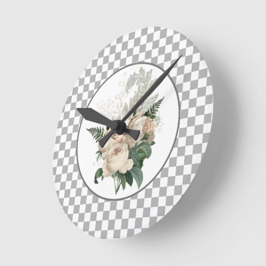  wit karton voor rozen  ronde klok (Hoek)