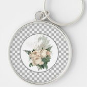 wit karton voor rozen sleutelhanger (Voorkant)