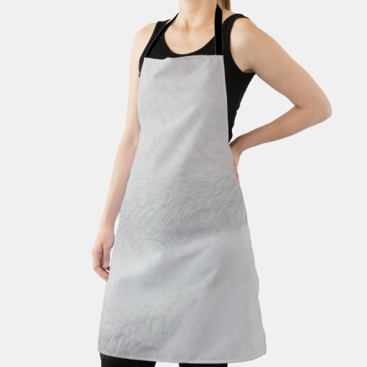 Wit katoenweefsel schort (Insitu)