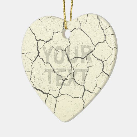 Wit-   keramisch sierhart in de kraken keramisch ornament (Links)