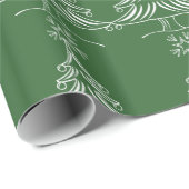 Wit kerstboompapier Elegant Wrapping Paper Cadeaupapier (Rol Hoek)