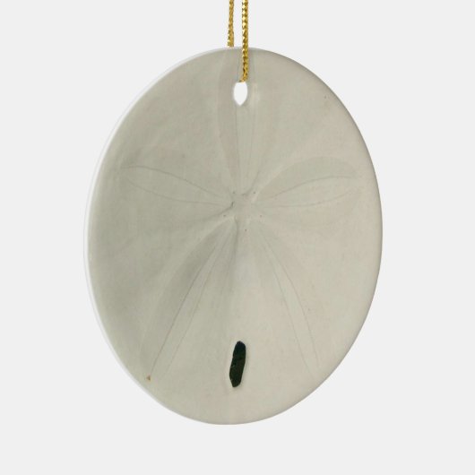 Wit- kerstboomversiering keramisch ornament (Rechts)