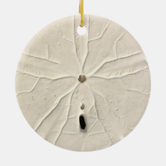 Wit- kerstboomversiering keramisch ornament (Achterkant)