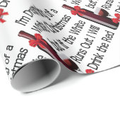 Wit Kerstfeest Cadeaupapier (Rol Hoek)