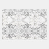 Wit kerstfeest inpakpapier vel (Voorkant 2)