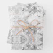 Wit kerstfeest inpakpapier vel (In situ)