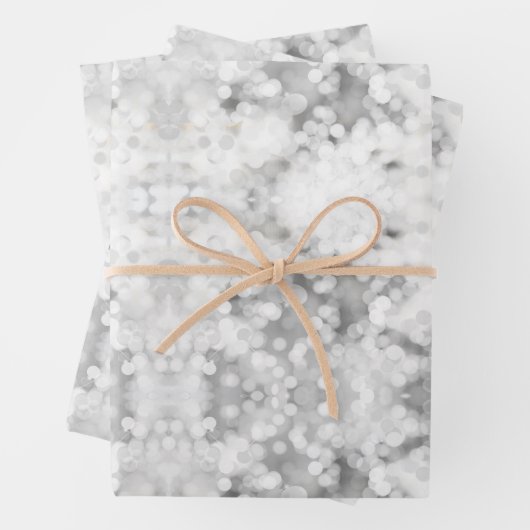 Wit kerstfeest inpakpapier vel (In situ)