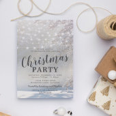 Wit kerstfeest kerstfeest kaart