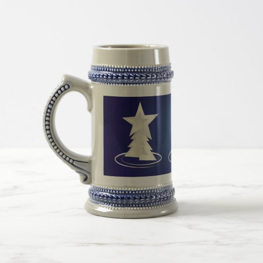 Wit Kerstmis Bierpul (Links)