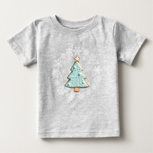 Wit Kerstmis, Gingerbread Cookie T-shirt (Voorkant)
