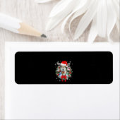 Wit-kerstsierdecoratie Gift X-mas Etiket (Insitu)