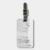 Wit Kerstverhaal Bagagelabel (Voorkant verticaal)