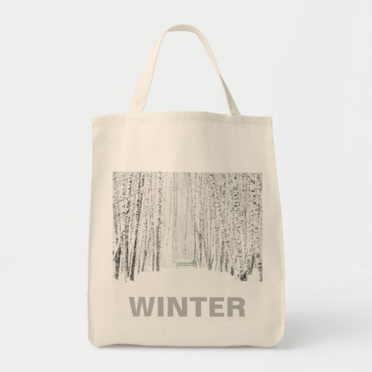 Wit Kerstverhaal Tote Bag (Voorkant)