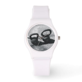 Wit Kettlebell horloge