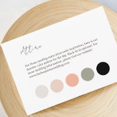 Wit | Kleur Dot Trouwjurk Kleding Informatiekaartje