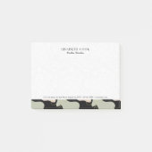 Wit Kleurrijk Abstract Geometrisch Vormenpatroon Post-it® Notes (Voorkant)