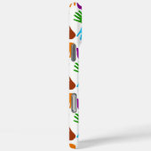 Wit Kleurrijk Handafdruk Patroon Ontwerp Case-Mate iPhone Case (Achterkant / Rechts)