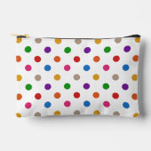 Wit Kleurrijk Regenboog Stippen Design Etui (Voorkant)