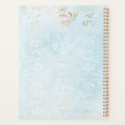 Wit Konijn, Alice & Mad Hatter in Top Hats Planner (Achterkant)