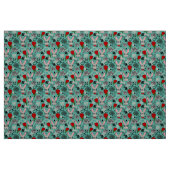 Wit konijn in roos stof (Fat Quarter)