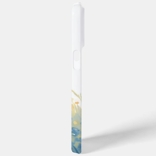 Wit konijn verstopt zich in weide Case-Mate iPhone case (Achterkant / Rechts)