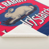 Wit Konijn Wasserij Zetmeelkrat label Sherpa Deken (3/4)