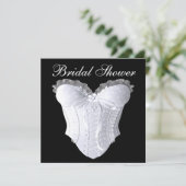 Wit korset Vrijgezellenfeest elke kleur achtergron Kaart (Staand voorkant)