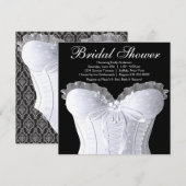 Wit korset zwart-wit Vrijgezellenfeest Kaart (Voorkant / Achterkant)