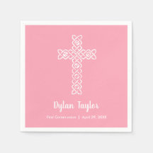 Wit Kruis op Roze Religieus