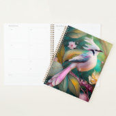 Wit Kuifje Blozend Staart Jay Fantasie Vogel Planner (Display)