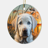  wit labrador puppy Ornament (Links)