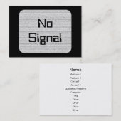 Wit lawaai. Zwarte en witte sneeuwgrijs. Visitekaartje (Voorkant / Achterkant)