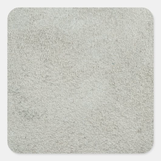 Wit leder vierkante sticker (Voorkant)