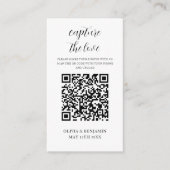 Wit | Leg de Love QR-code vast Informatiekaartje (Voorkant)