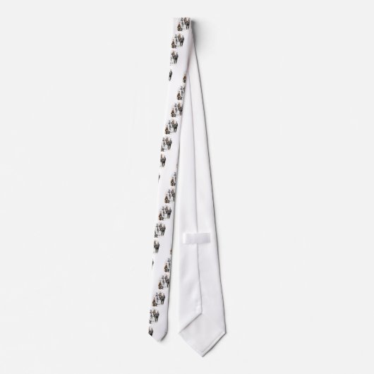 Wit leger (Witte Garde) Stropdas (Achterkant)