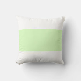 Wit & Lichtgroen Pastel Bar Design Kussen