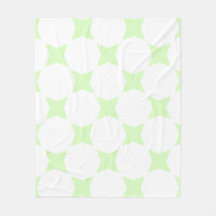Wit & Lichtgroen Pastel Ster Patroon Design