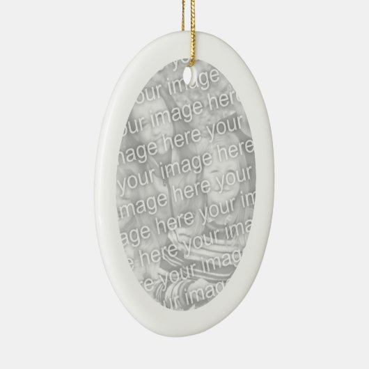 Wit Lijst Ovaal Ornament (Rechts)