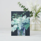 Wit Lila door Edouard Manet Briefkaart (Staand voorkant)