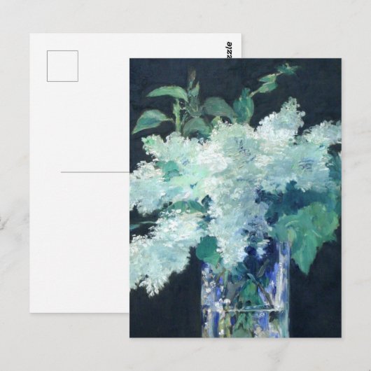 Wit Lila door Edouard Manet Briefkaart (Voorkant / Achterkant)