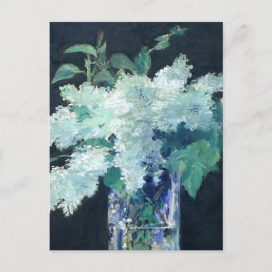 Wit Lila door Edouard Manet Briefkaart (Voorkant)