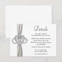 Wit Lint Infinity Hart Bruiloft Details