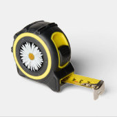  wit madeliefje bloemen rolmaat (Hoek)