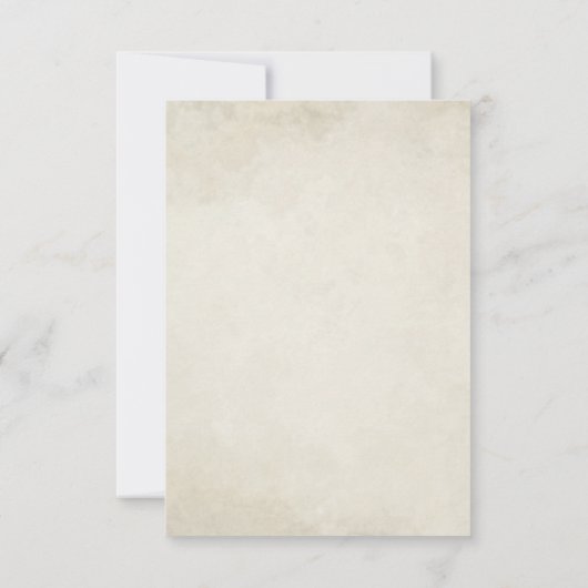  wit madeliefje bloemenromantische rustieke bruilo RSVP kaartje (Achterkant)