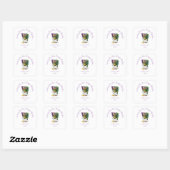 Wit Mardi Gras-masker  Vierkante Sticker (Vel)