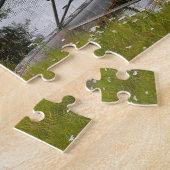 Wit, marinevliegtuig en grijs drijfvliegtuig, Alas Legpuzzel (Zijkant)