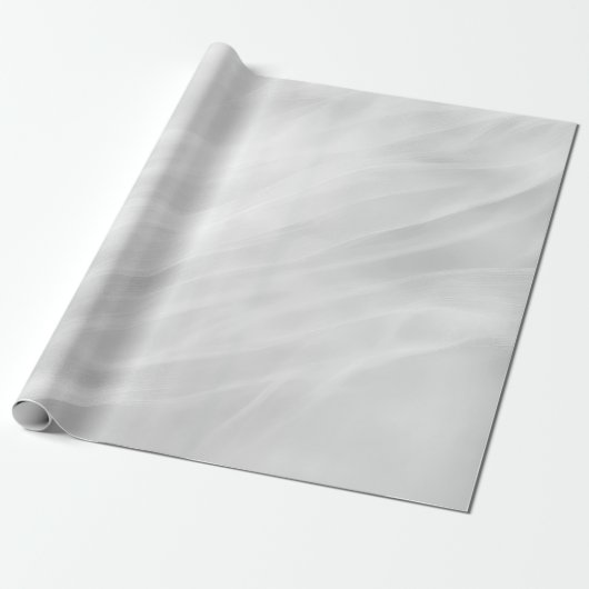 Wit Marmer Abstract Cadeaupapier (Uitgerold)