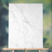 Wit Marmer Acryl Bord (Neutraal)