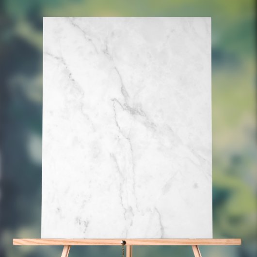 Wit Marmer Acryl Bord (Neutraal)