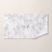 Wit marmer bad handdoek (Handdoek)